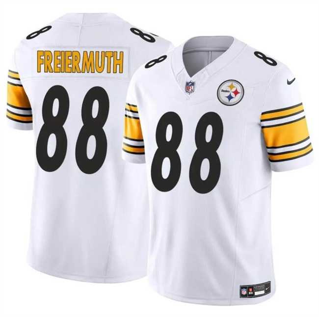 Men & Women & Youth Pittsburgh Steelers #88 Pat Freiermuth White 2024 F.U.S.E. Alternate Vapor Untouchable Limited Stitched Jersey